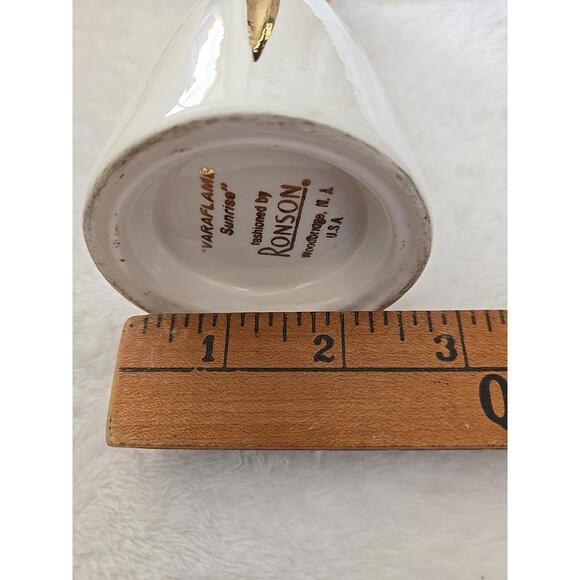 Ronson Varaflame Sunrise Table Lighter Ceramic Mid Century - Picture 9 of 9